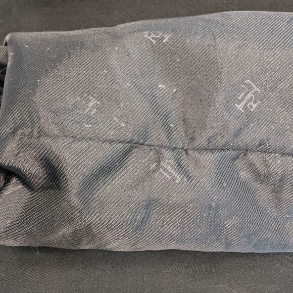 Lauren Ralph Lauren Canvas Shoulder Bag Black - Picture 8 of 14